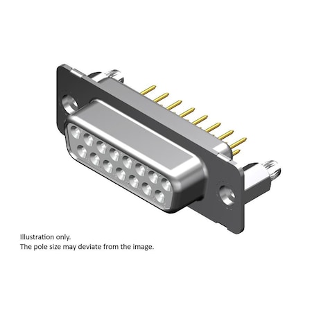 Molex Fct Dsub Str Pc Rcpt 25 Pn W/Snapin 1731091468